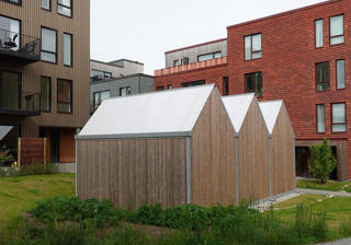PEAK Cykeloverdaekning B Roof Lamelbeklaedning