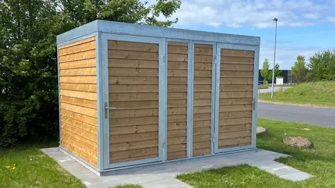 Sola Redskabsrum Klar Til Brug Ved Levering